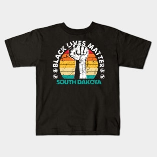 South Dakota black lives matter political protest Kids T-Shirt